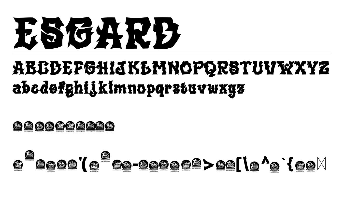 Esgard Font preview