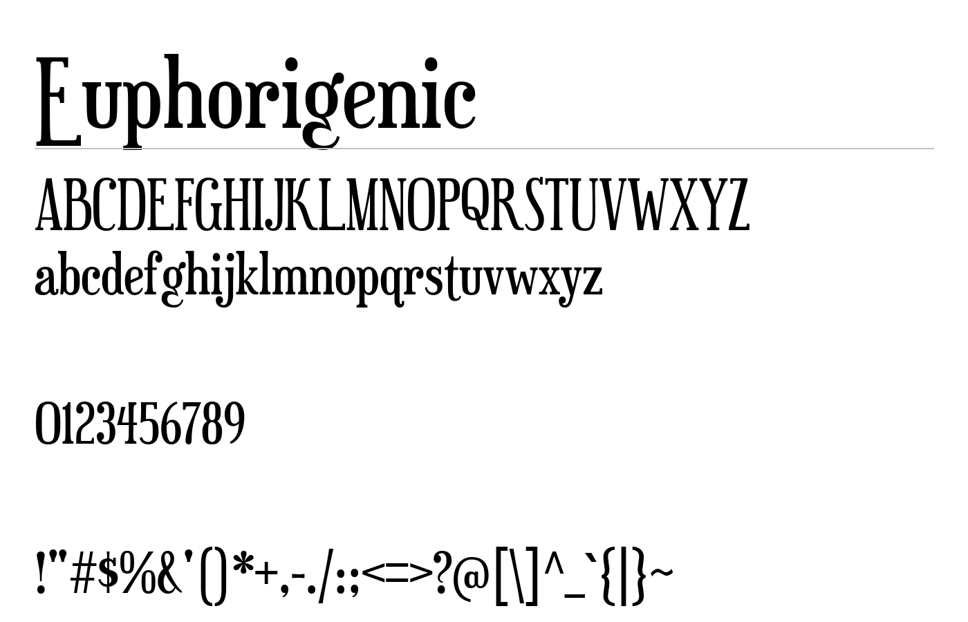 Euphorigenic preview