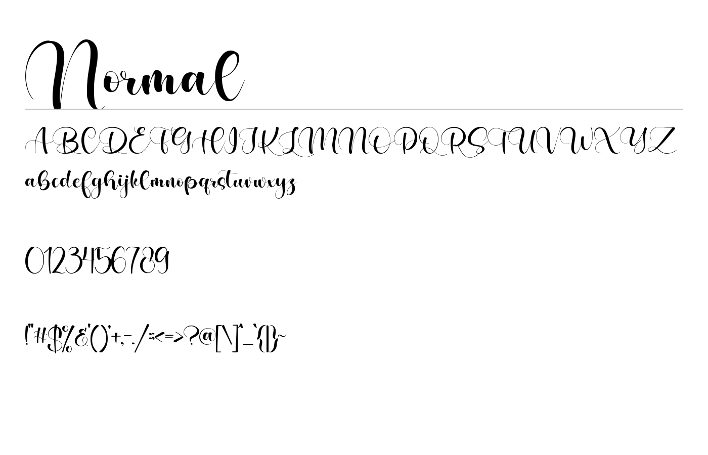 Fancylate Font preview