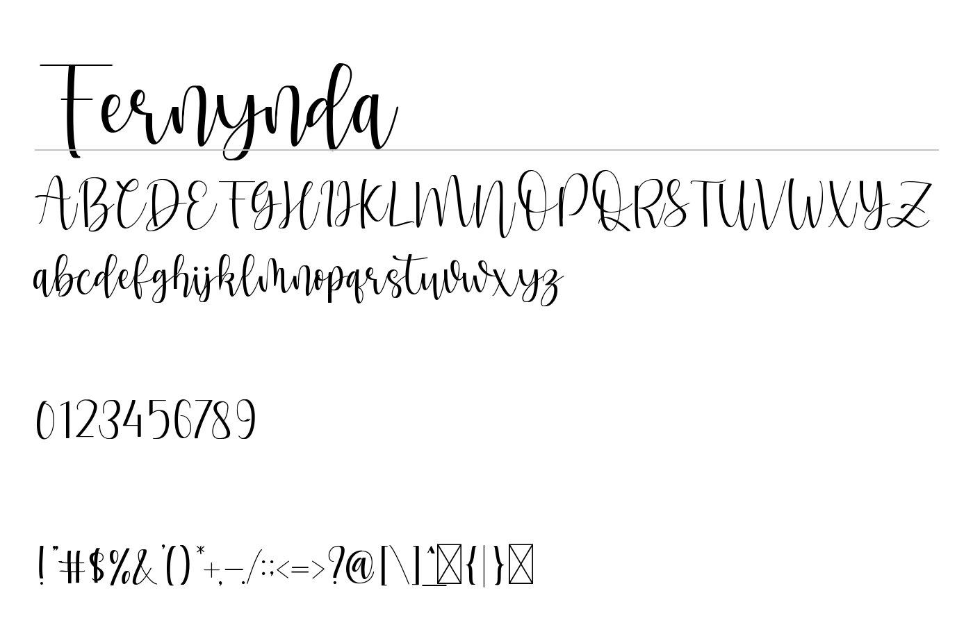 Fernynda Font preview