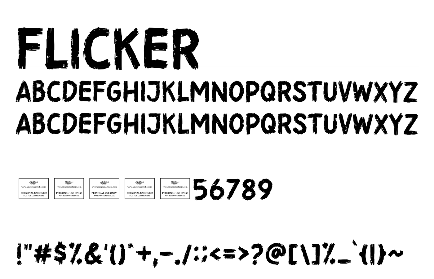 Flicker Font Download for Free