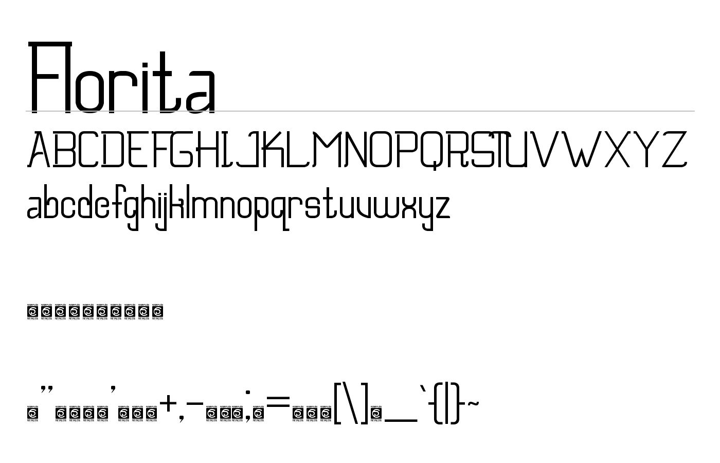 Florita Duo Font preview