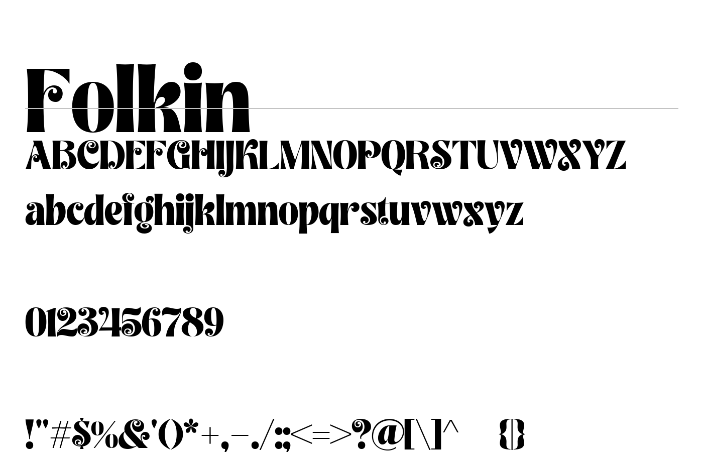 Chaviera Font preview