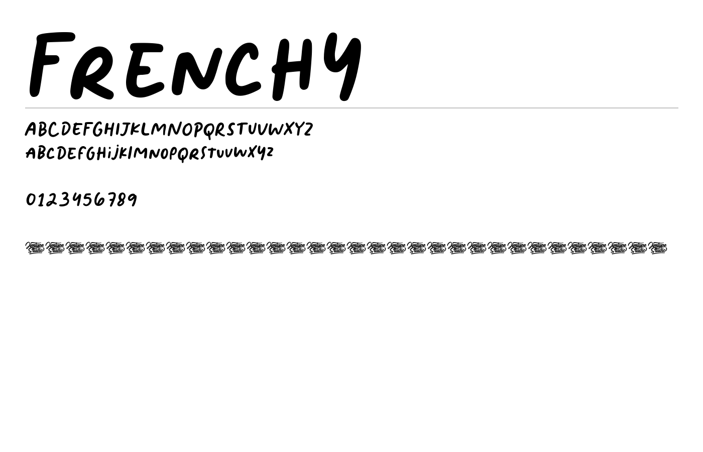 Frenchy Font preview