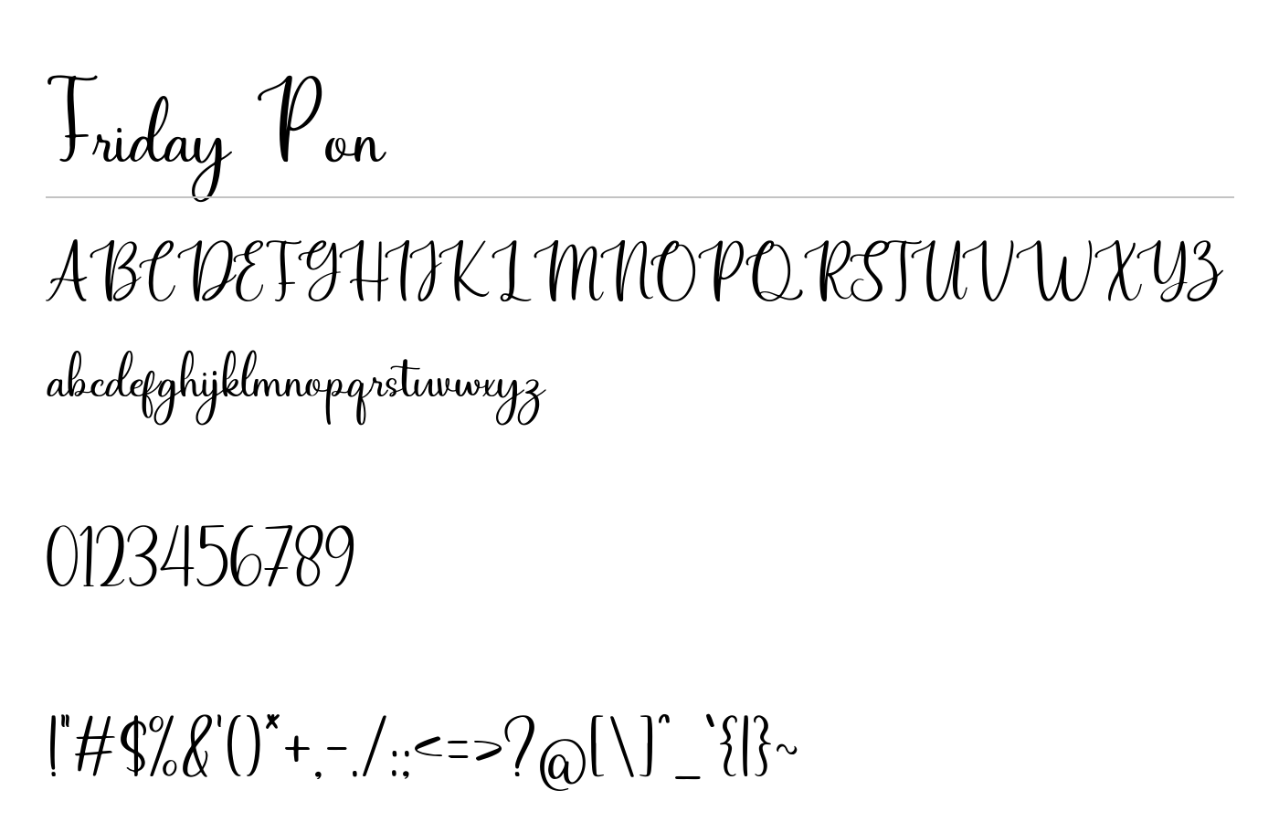 friday-pon-font-download-for-free