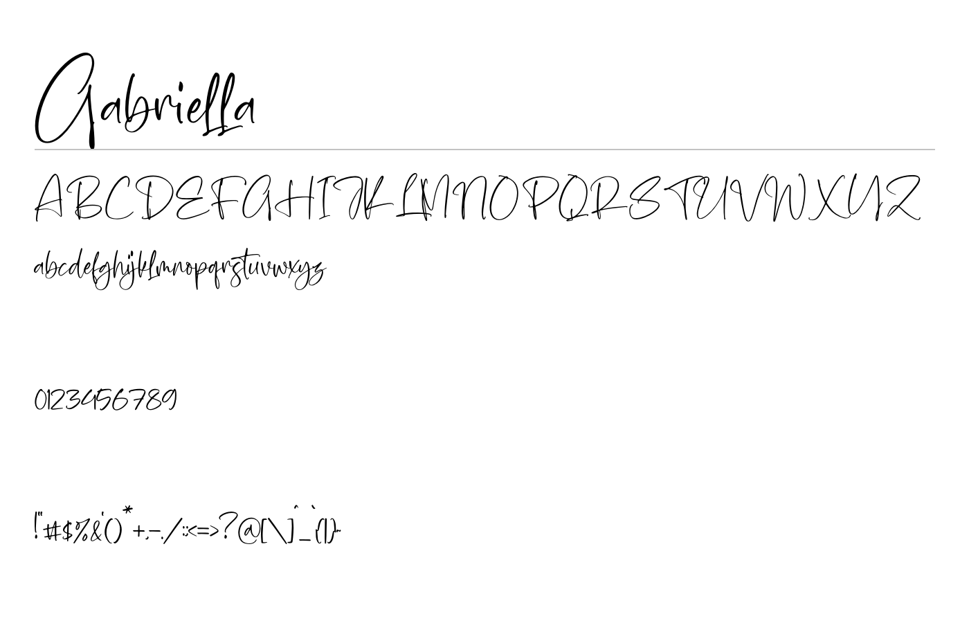 Gabriella Font preview