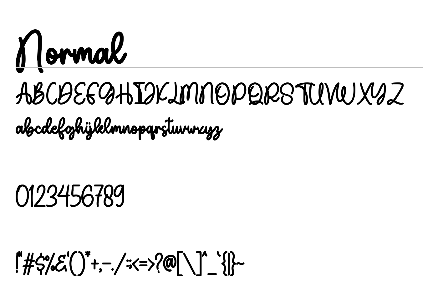 Gabydream Font preview