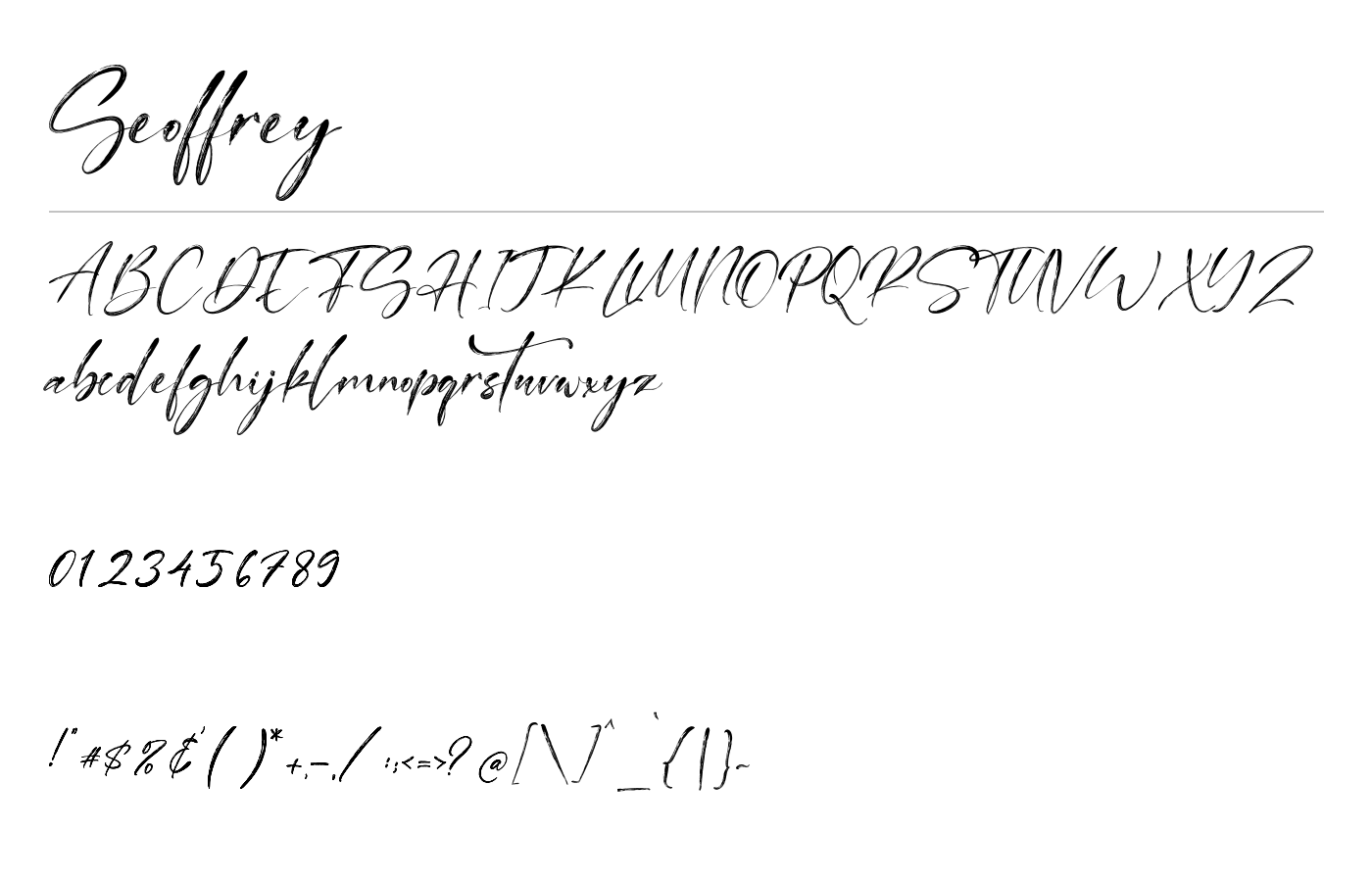 Geoffrey Font preview