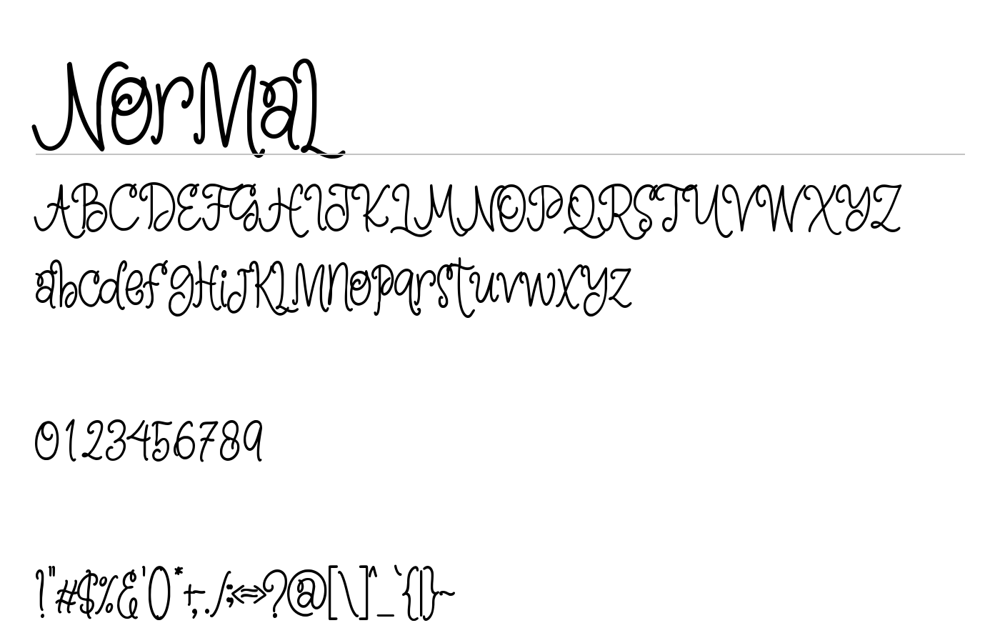 Gingerbel Font preview