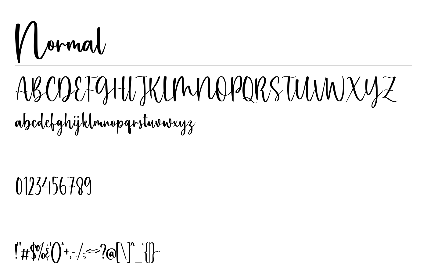 Goldworthy Font preview