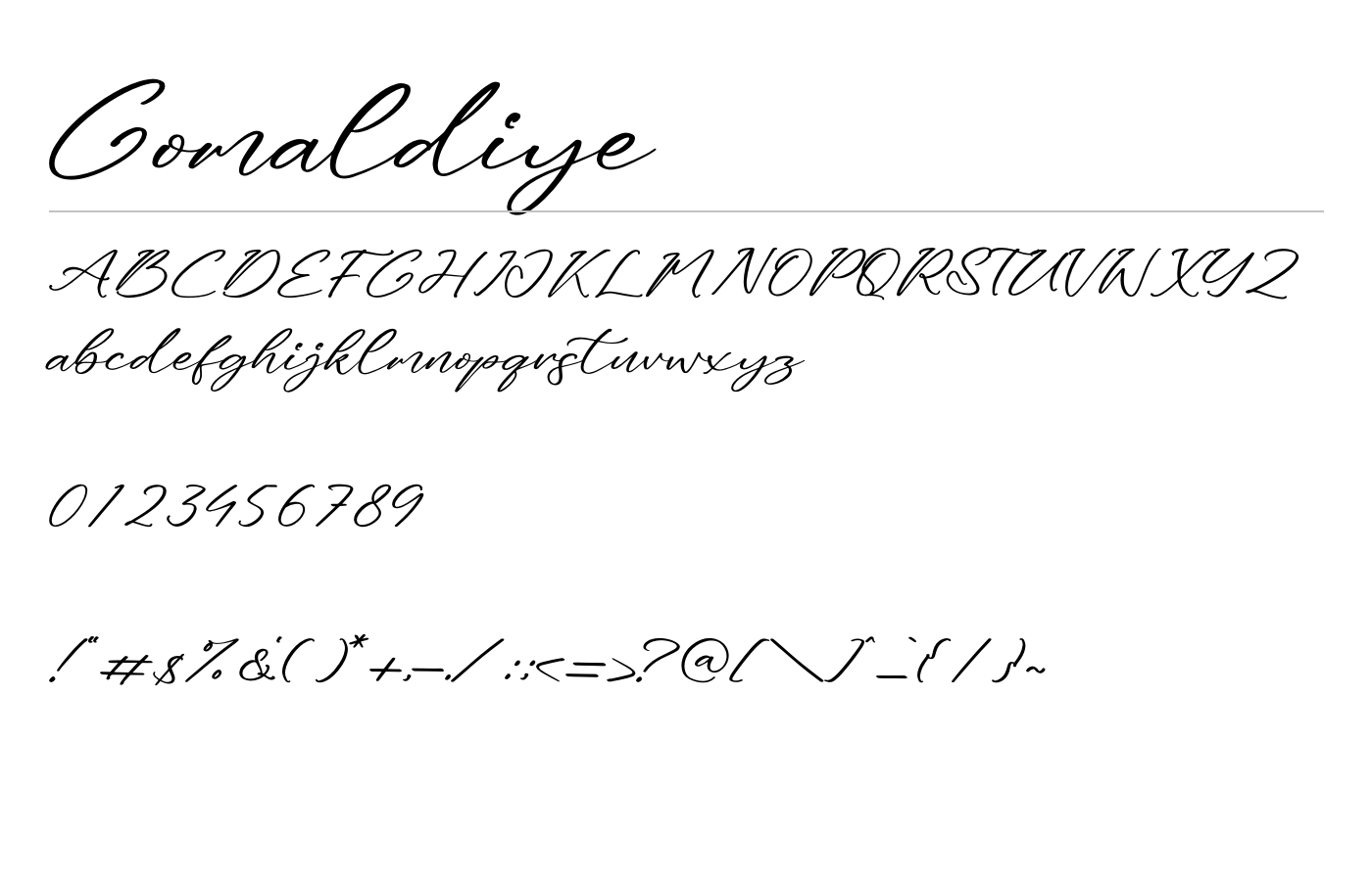 Gomaldiye Font preview