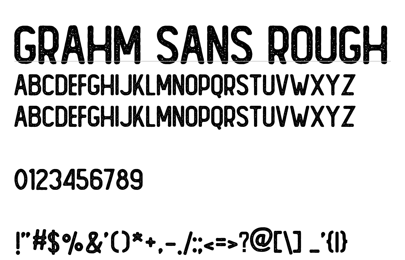 Grahm Font preview