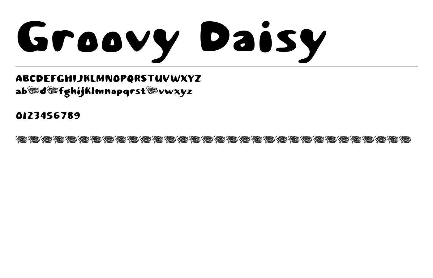 Groovy Daisy Font preview