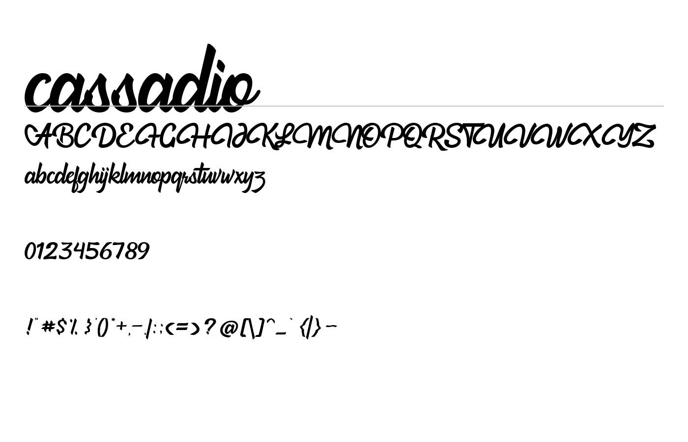 Hadfield Font preview