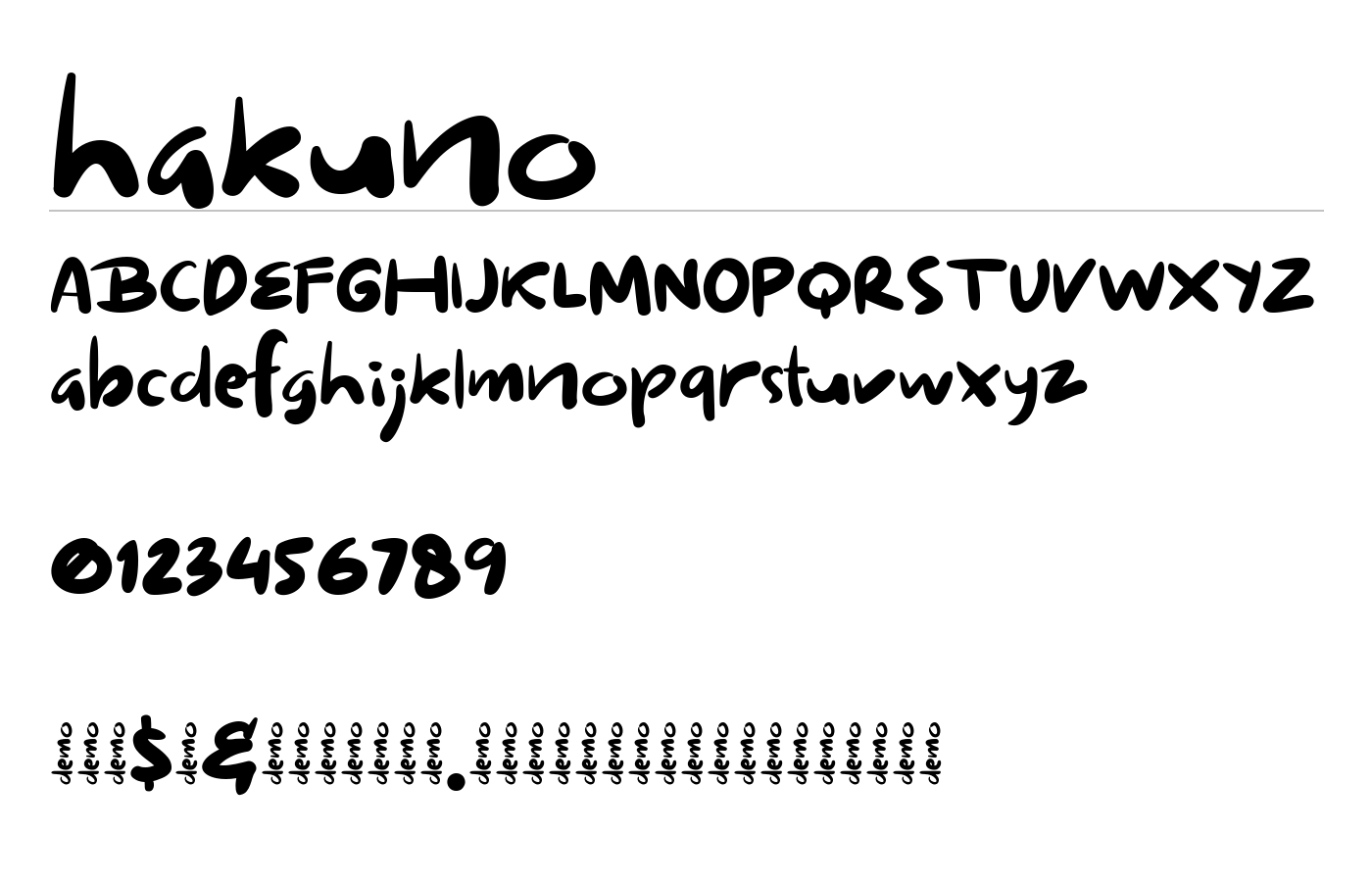Hakuno preview