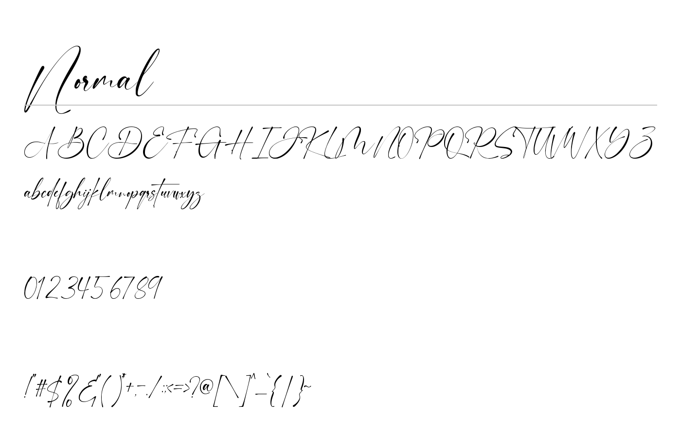 Handcaster Font preview