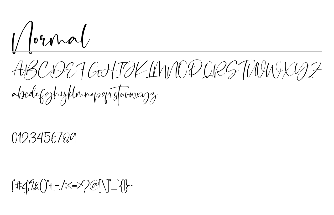 Hefithage Font preview