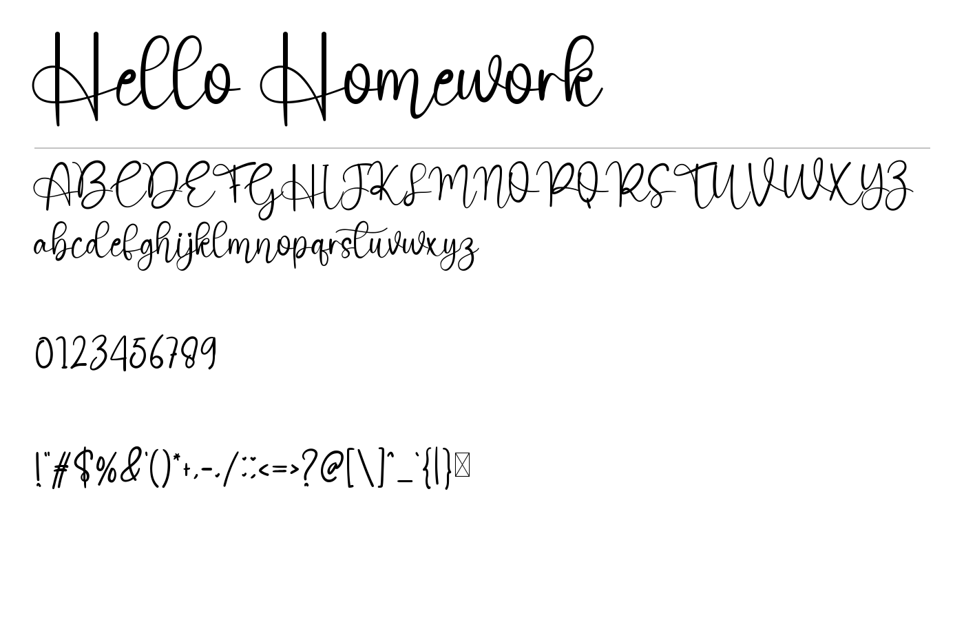 Buttermilk Font preview