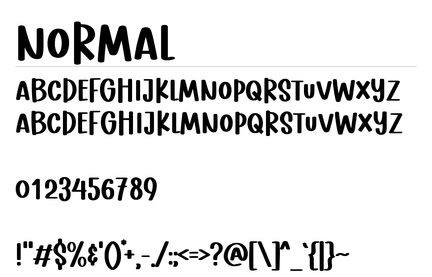 Hello Hungry Font preview