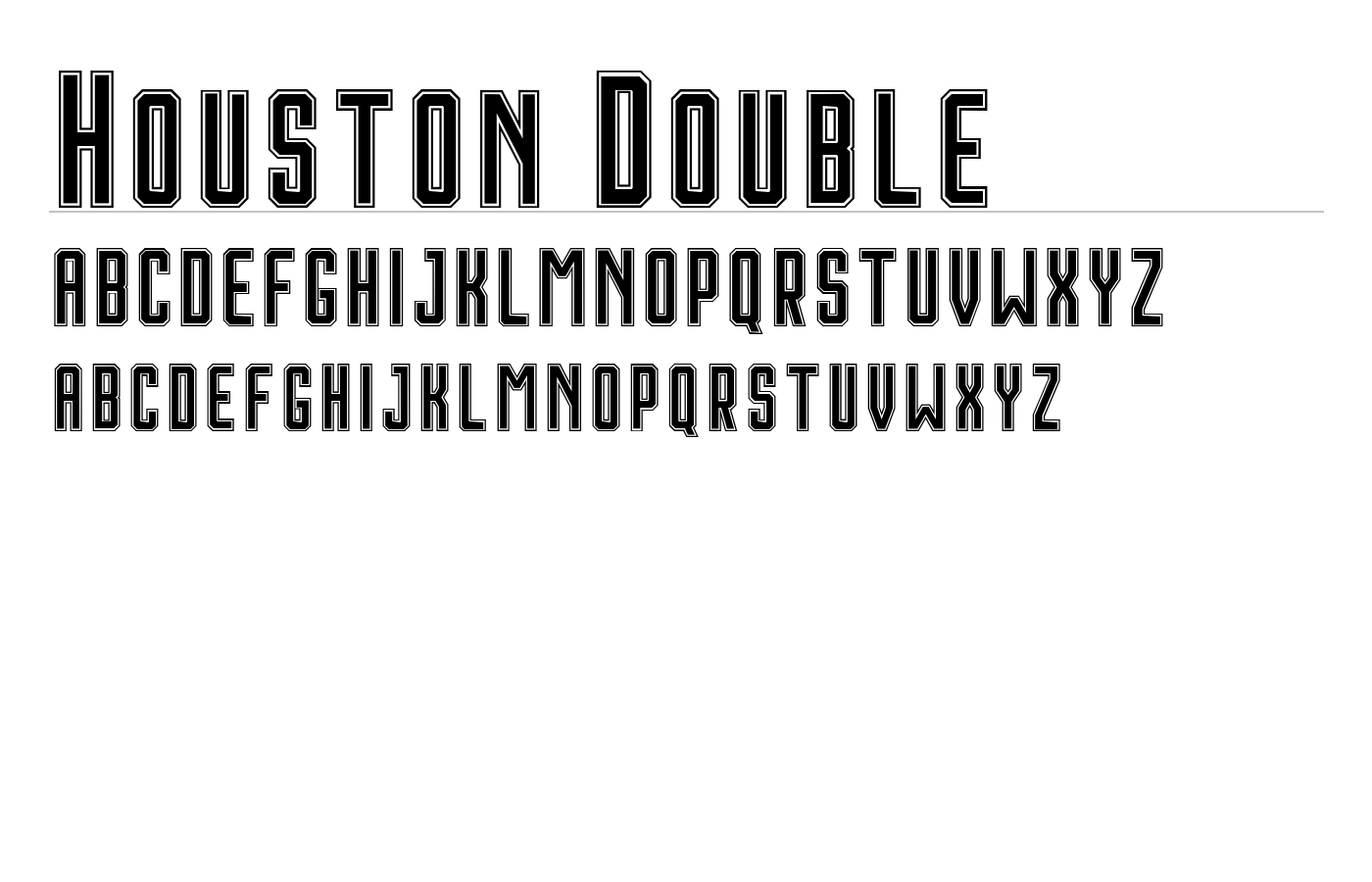 Houston Font Family preview