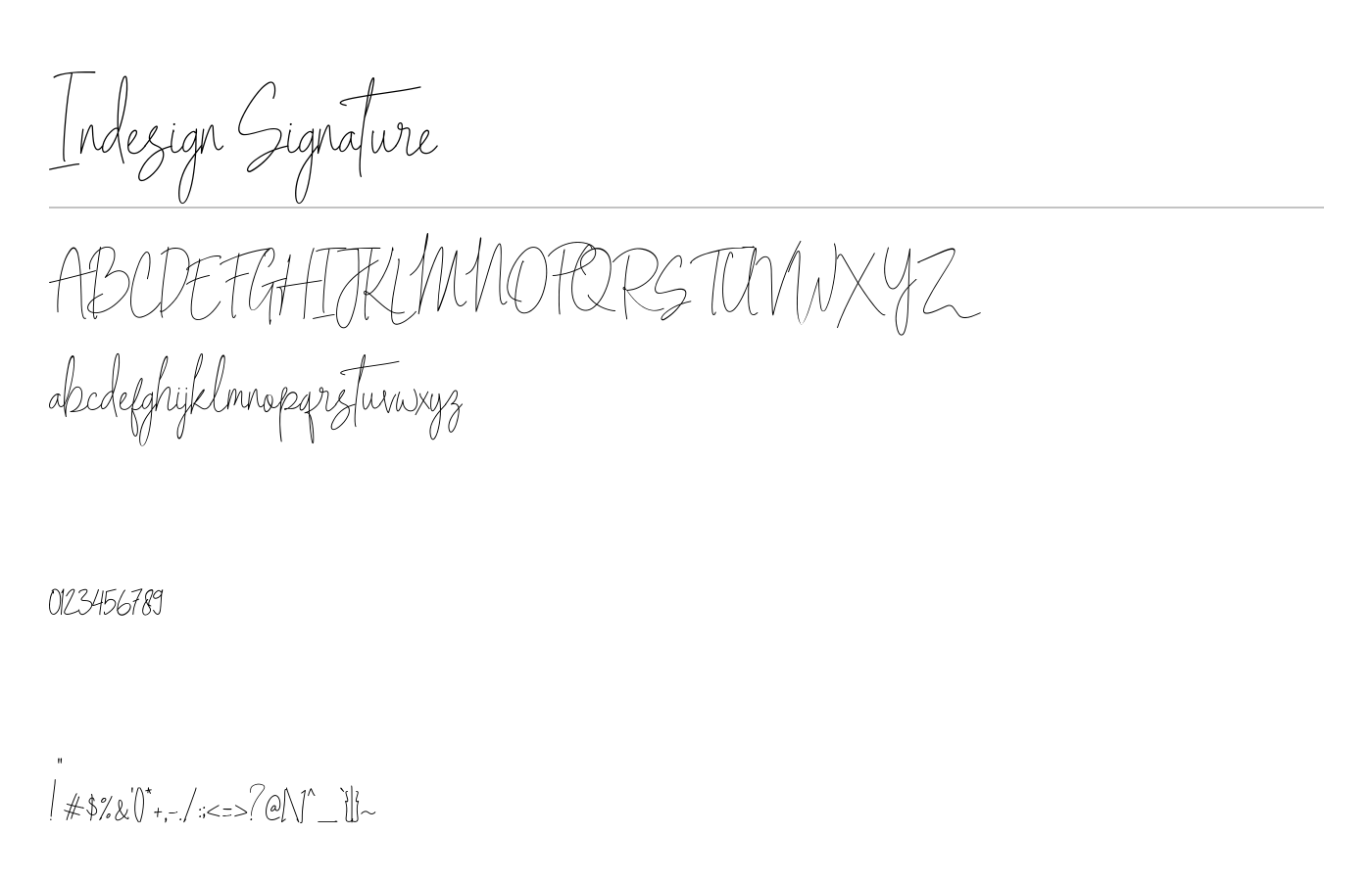 Indesign Font preview