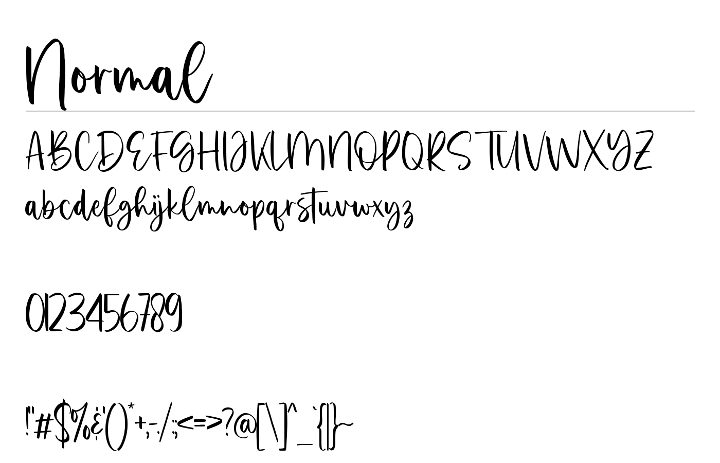 Jakarta Brittany Font preview