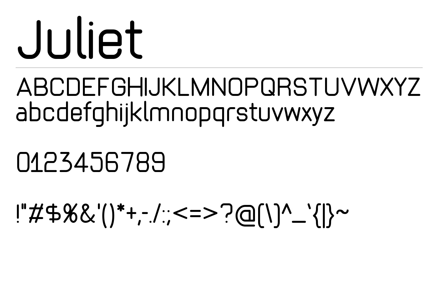 Juliet Font preview