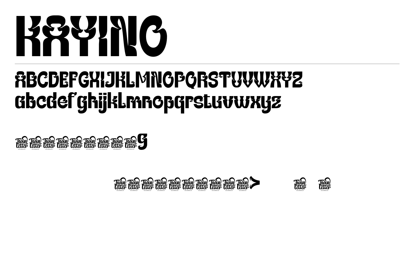 Kayino Font preview