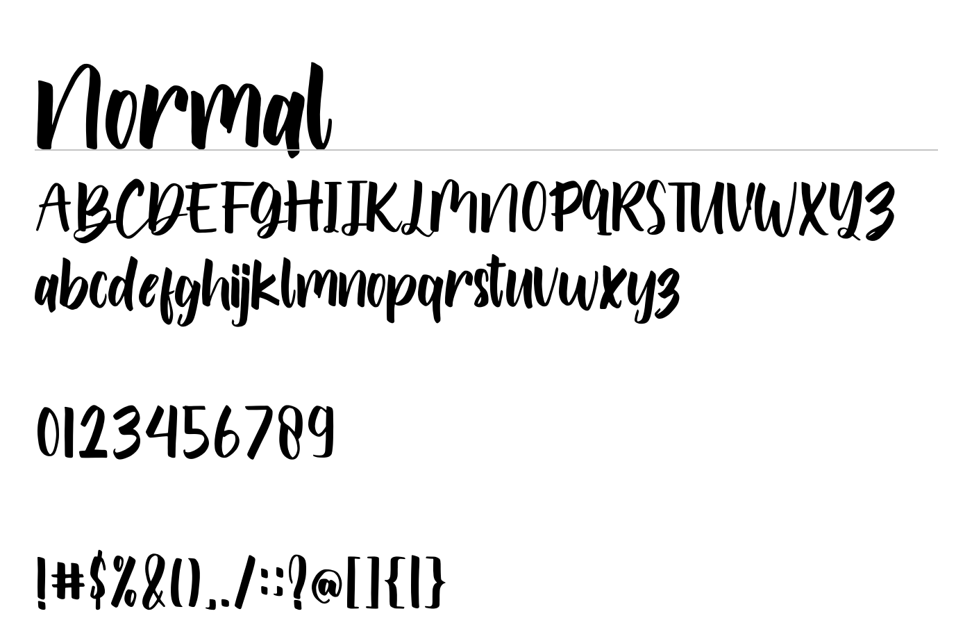 Kembali Lagi Font preview