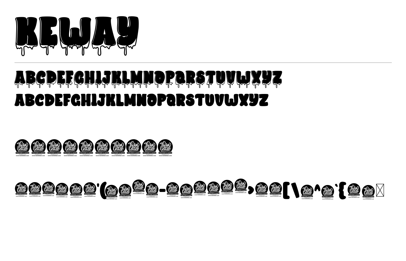 Keway Font preview