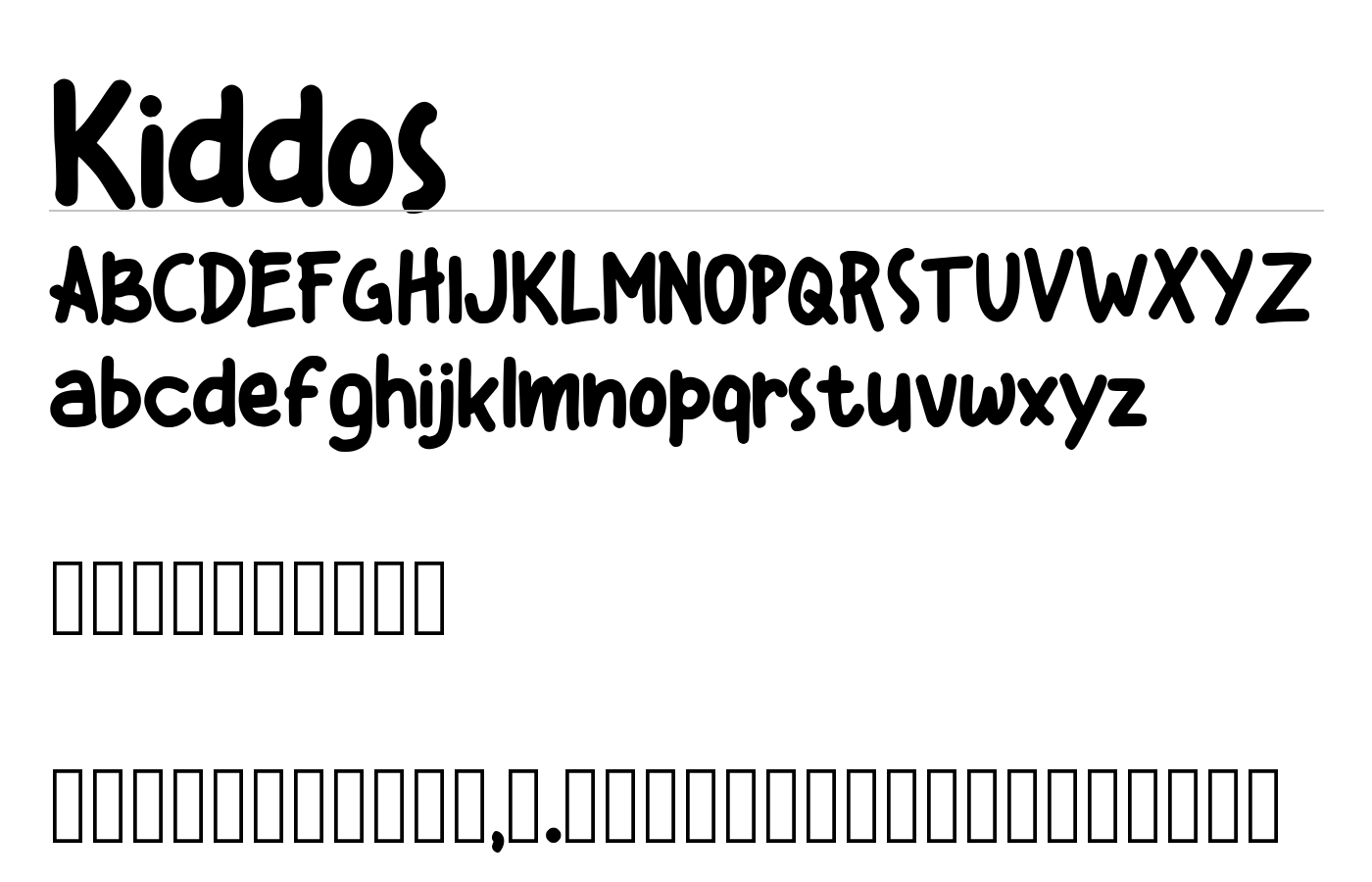 Kiddos Fun Handwriting Demo preview