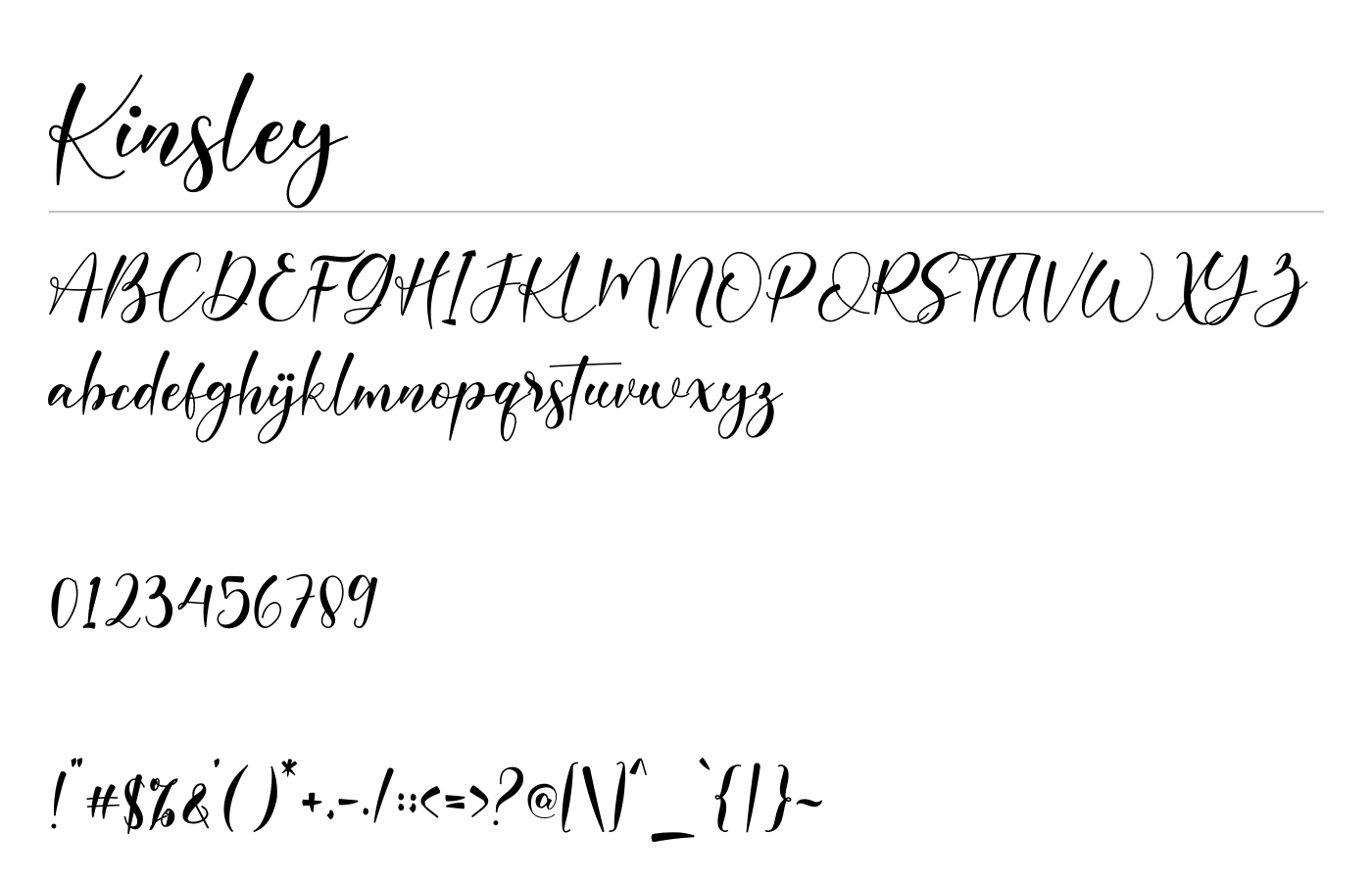 Kinsley Elegant Font Download for Free