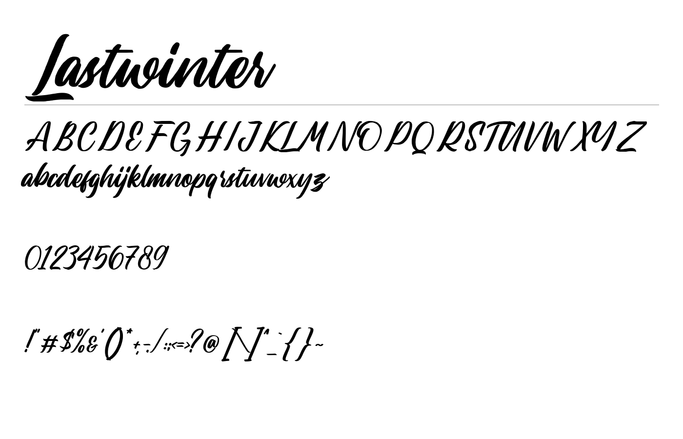 The Lastwinter Script Demo preview