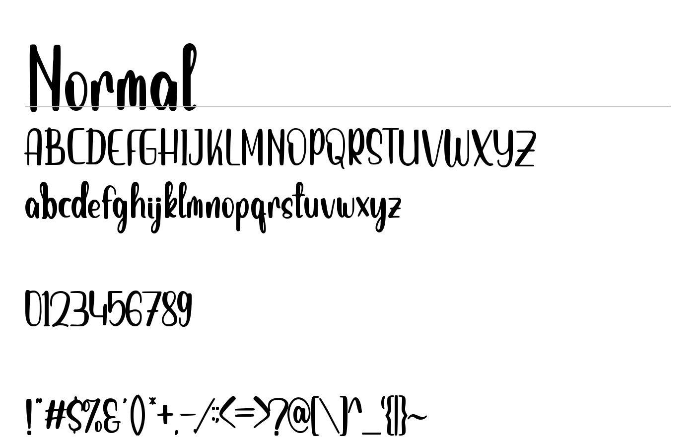 Leafydante Font preview