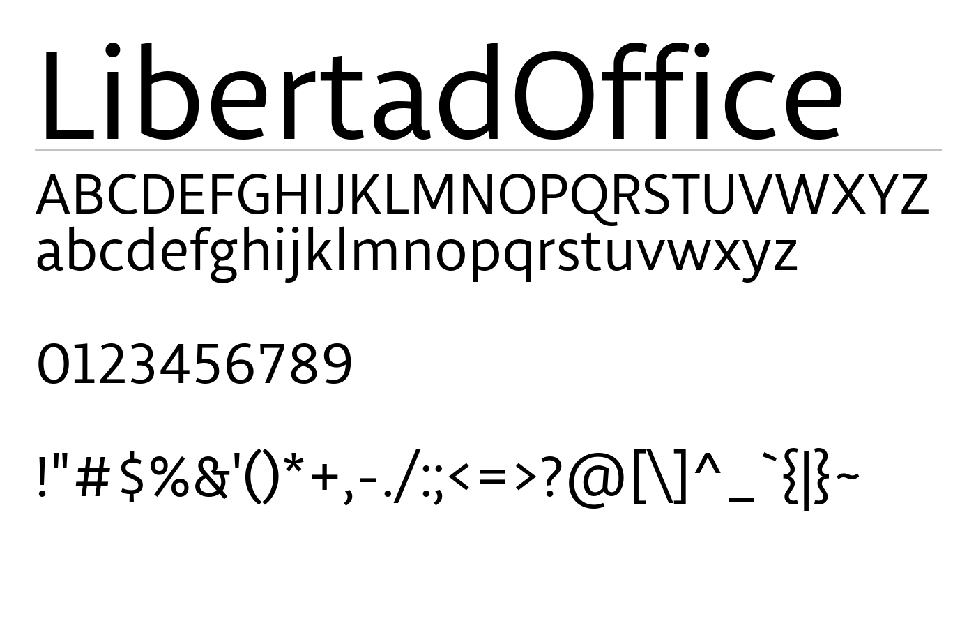 Libertad Office preview