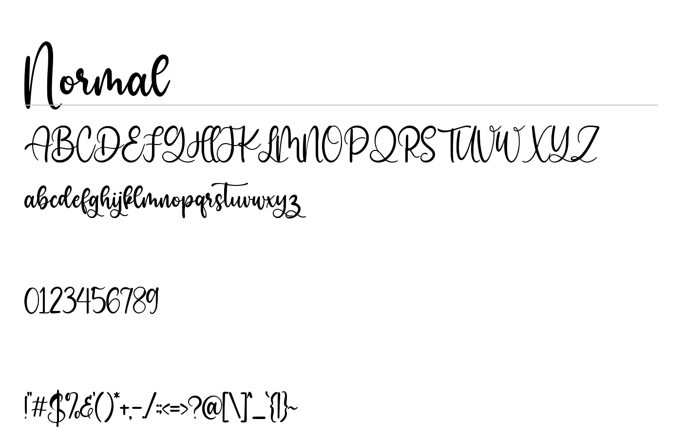 Little Melody Font preview