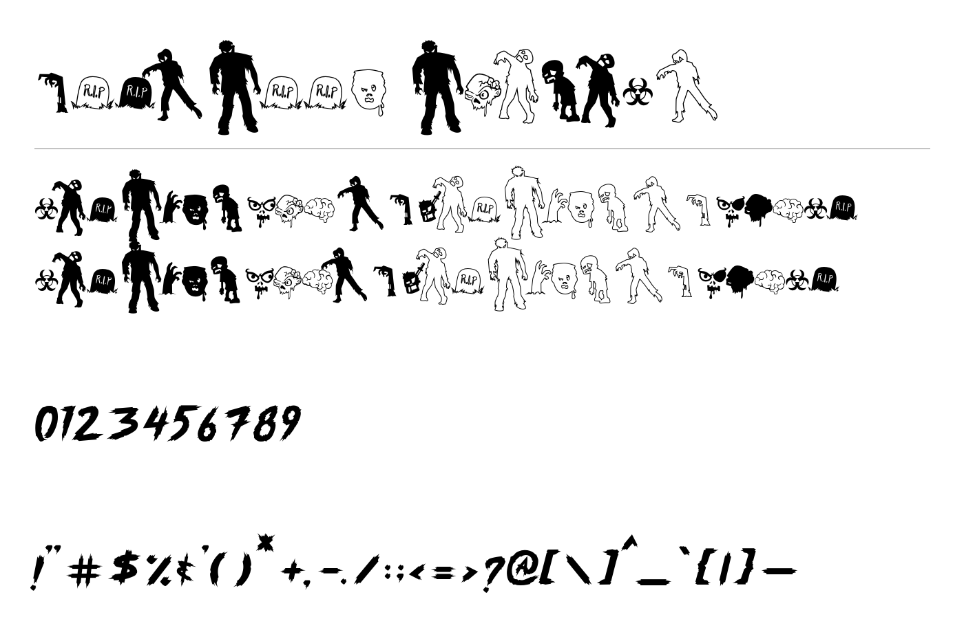 Lockdoor Font preview