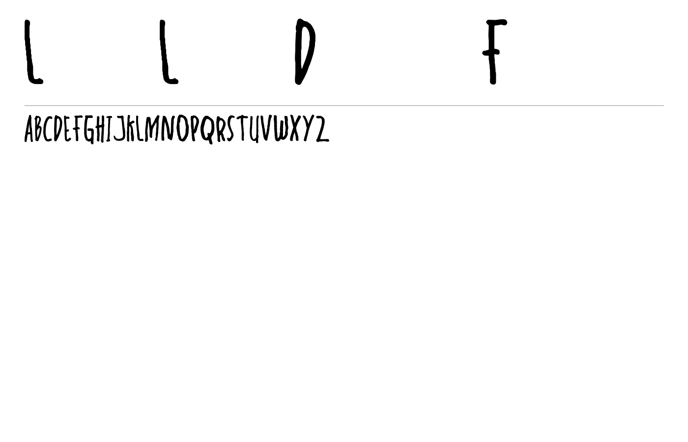 Luv luv Font preview