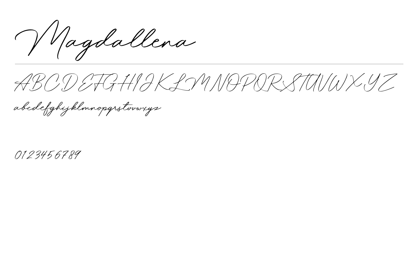 Magdallena Font preview