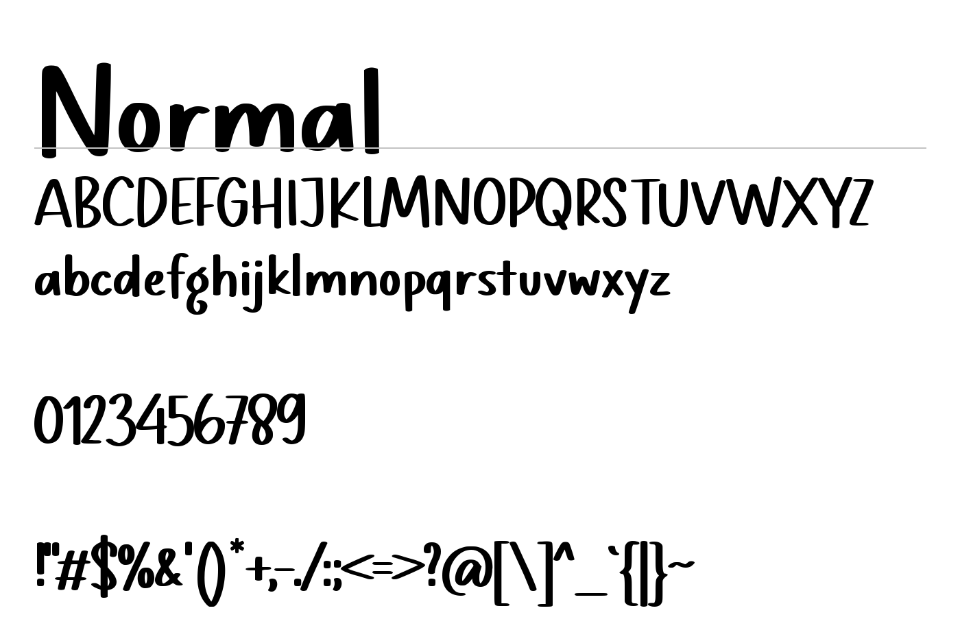 Mangoberry Font preview