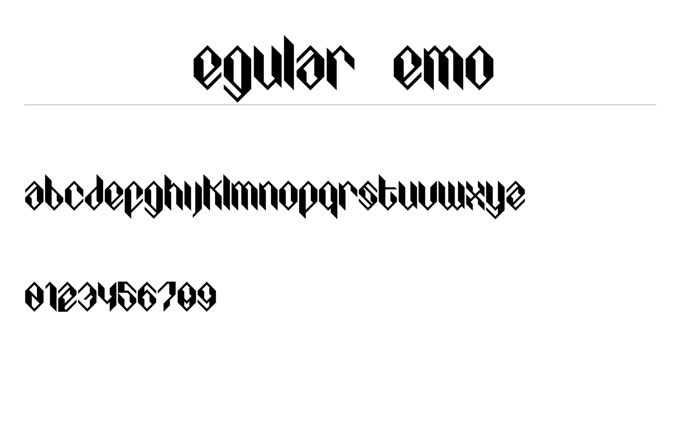 Mantra Font preview