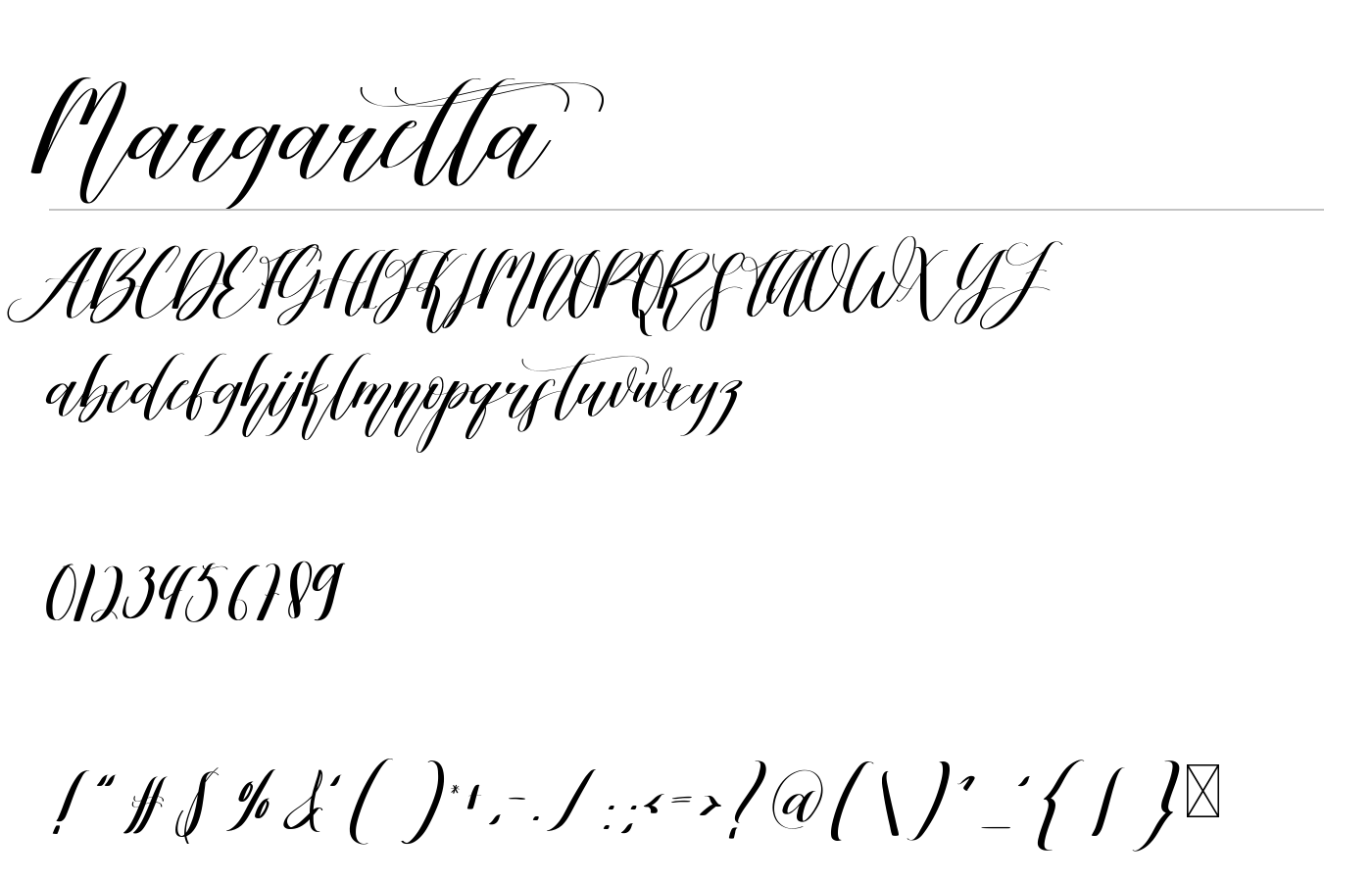 Margaretta Font preview