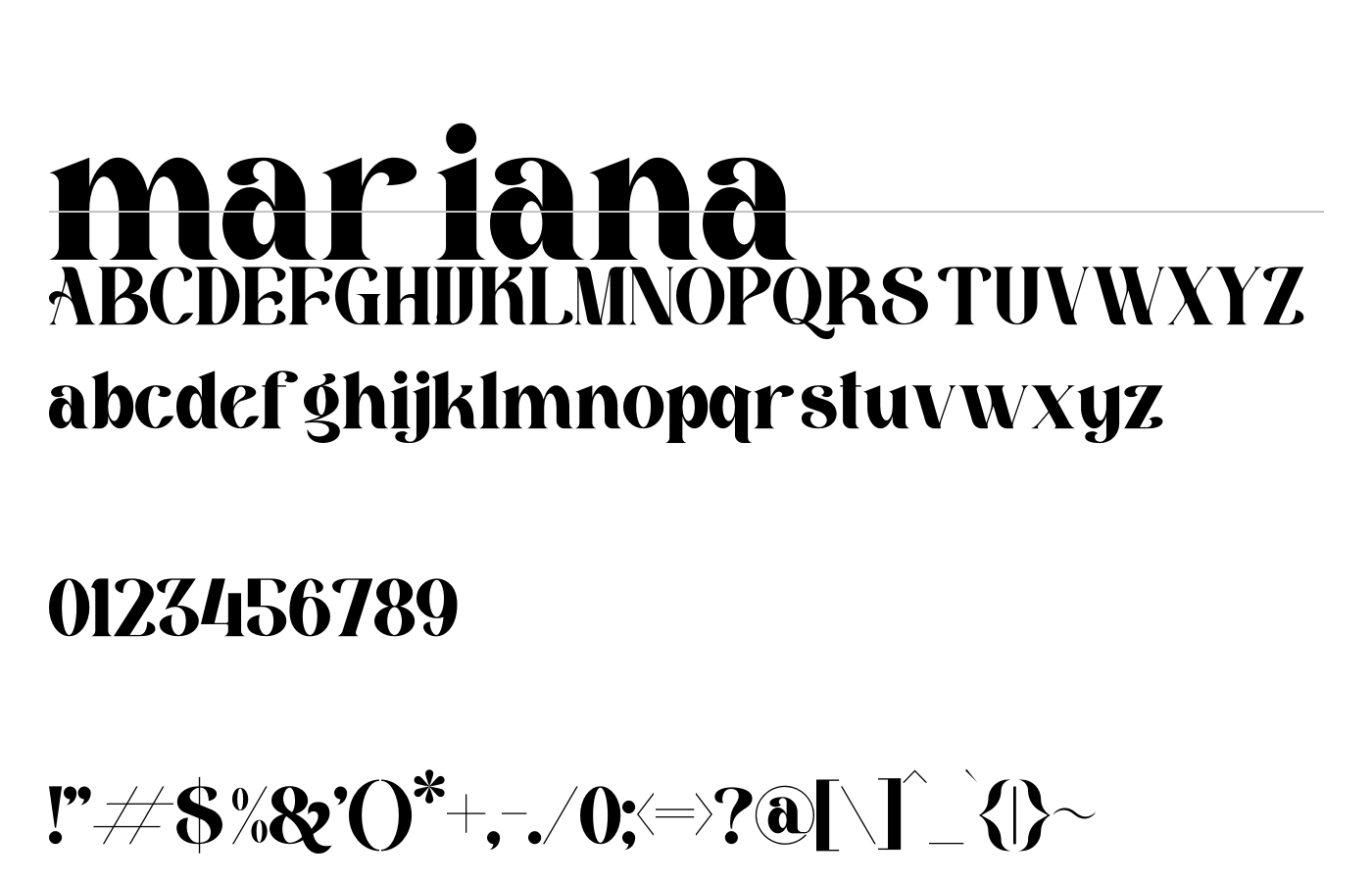Mariana Font preview