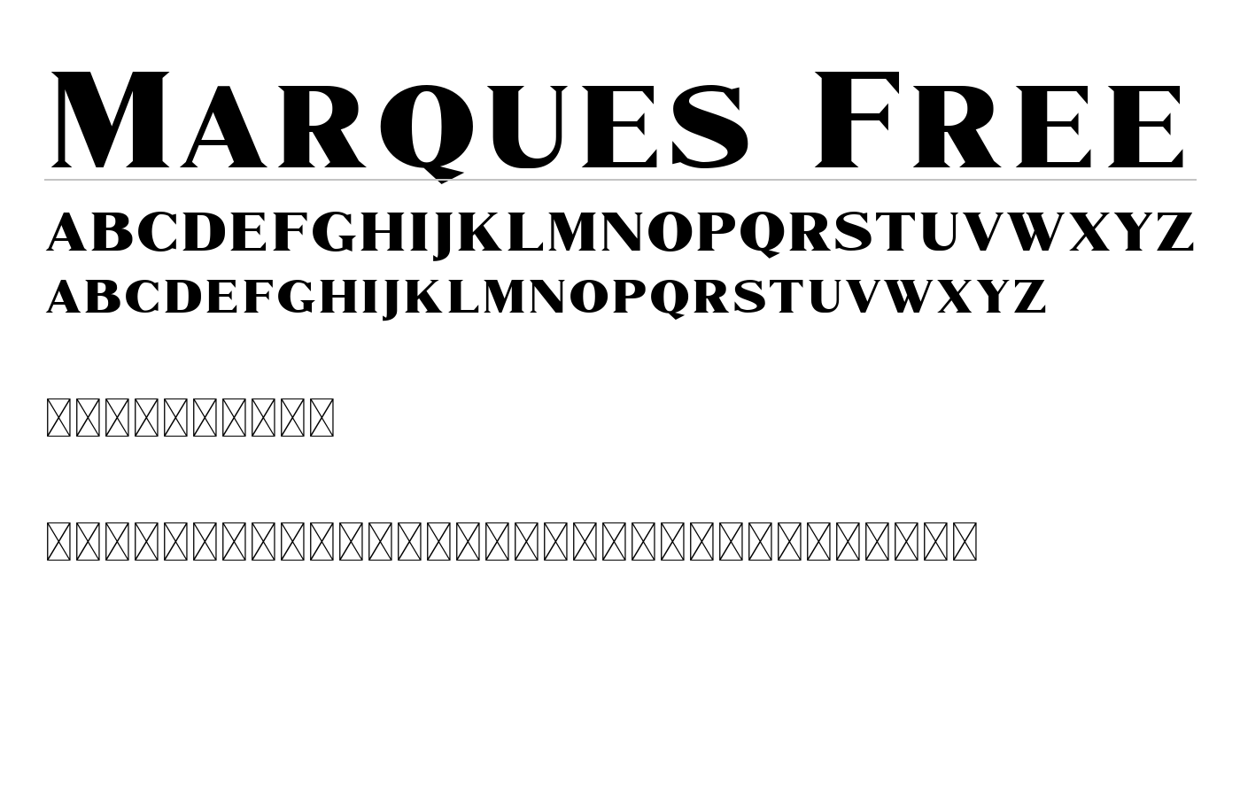 Marques Modern Serif Font preview
