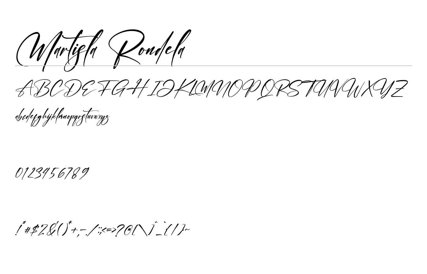 Martisla Rondela Font preview
