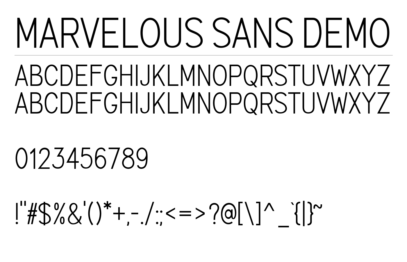 The Marvelous Font Duo preview