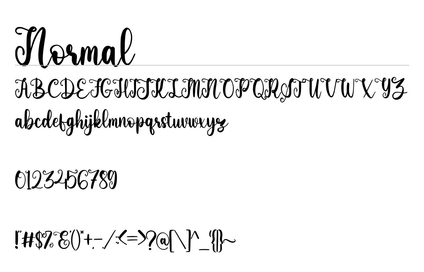 Matilda Calrysta Font preview