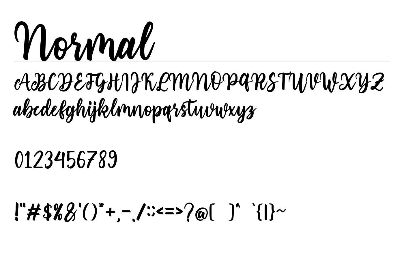 Maullina Font preview