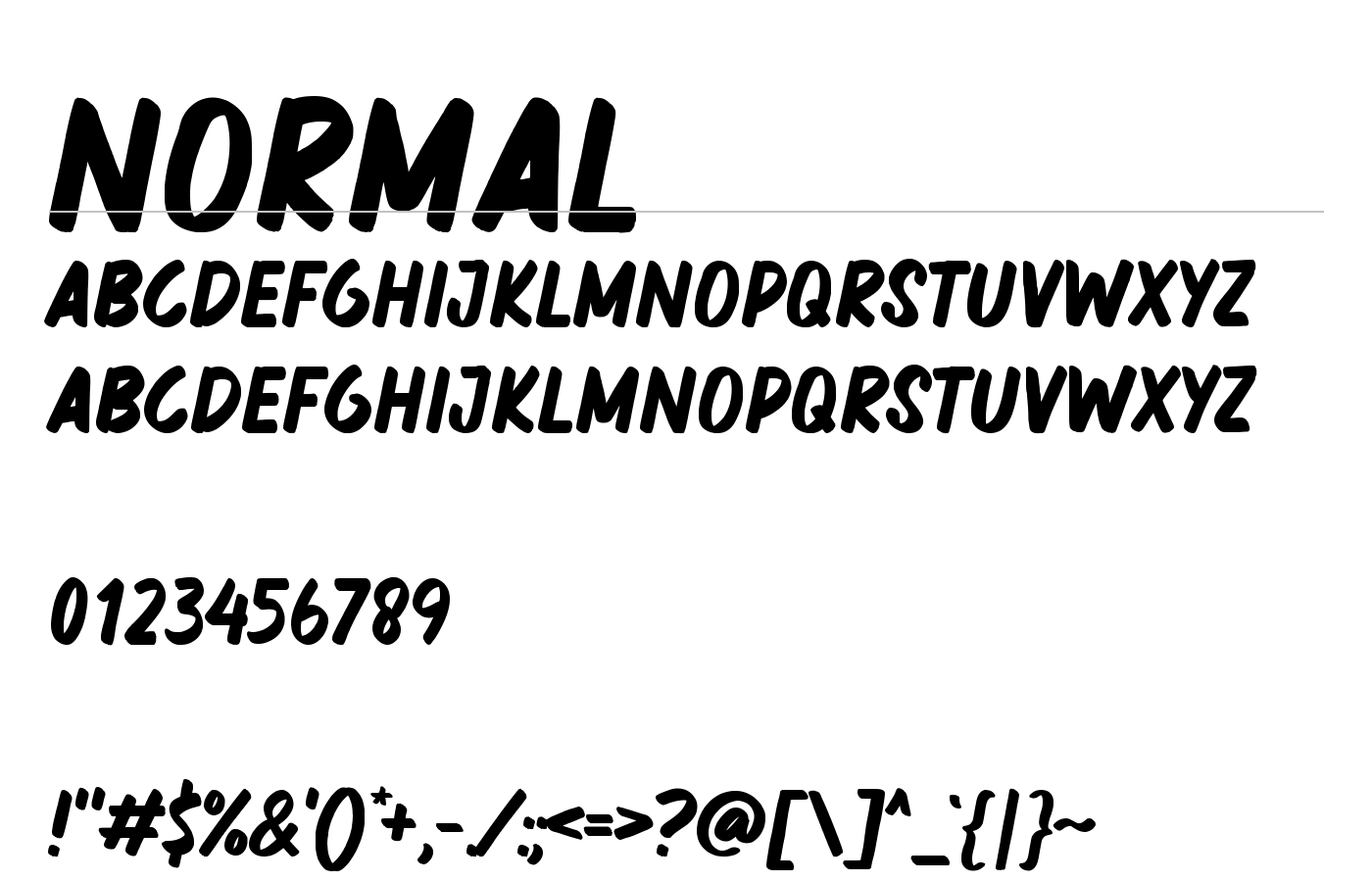 Megah Diterima Font preview