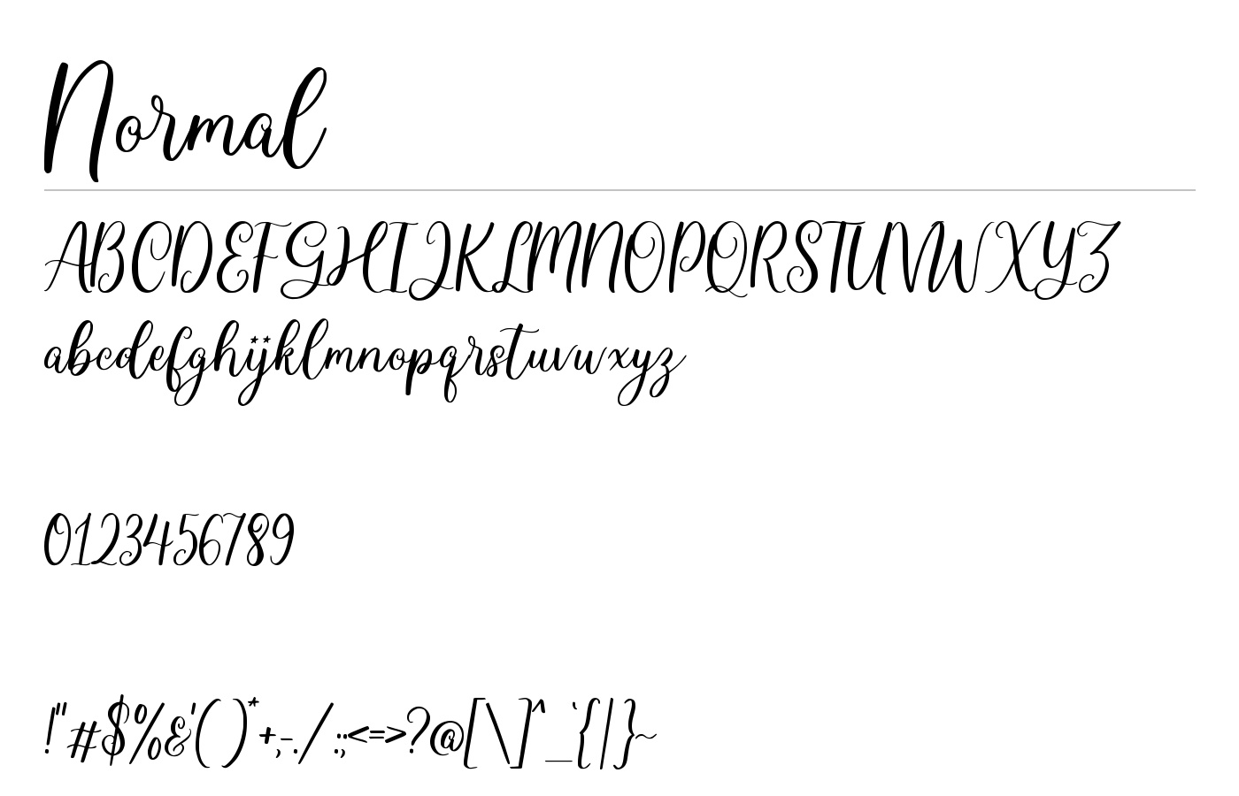 Melodies Crystal Font preview